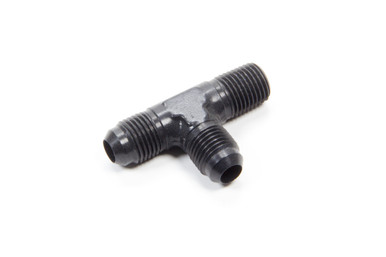 Aeroquip Alum Run Tee #6 Flare 1/4in Black FCM5125