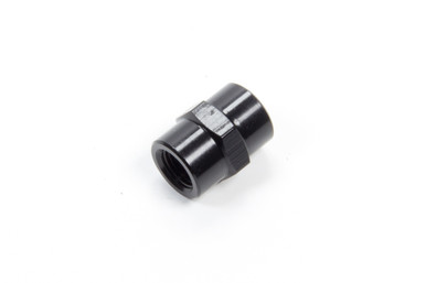 Aeroquip 1/8in Alum Pipe Coupler Black FCM5129