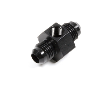 Aeroquip #6 Fuel Pressure Adapter Black FCM5183