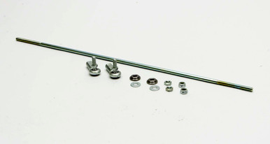 AFCO Throttle Linkage Kit 18in Steel Rod with Carb Bushings 10175-18