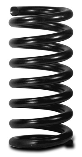 AFCO conventional front coil spring 5.5" OD 9.5" length 800 lb/in black powder coat 20800-1B