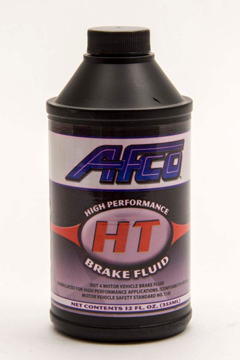 AFCO High Performance HT Brake Fluid DOT 4 12 oz Bottle AFC6691901