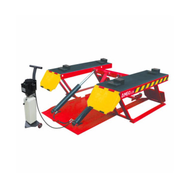 AMGO Hydraulics LR10 Low-rise portable 10,000lbs scissor lift with power unit stand