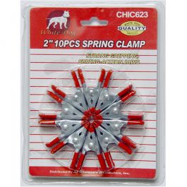 2" Spring Clamps - 10 Pack