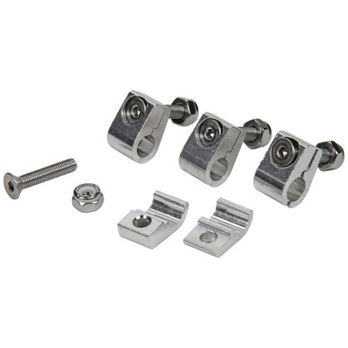 Allstar Performance 2pc Alum Line Clamps 5/16in 4pk ALL18322