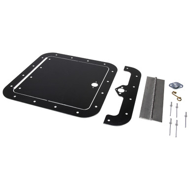 Allstar Performance Access Panel Kit Black 8in x 8in ALL18541