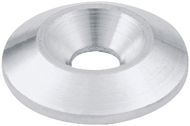 Allstar Performance Countersunk Washer 1/4in ID 1in OD Aluminum Natural 50pk ALL18662-50
