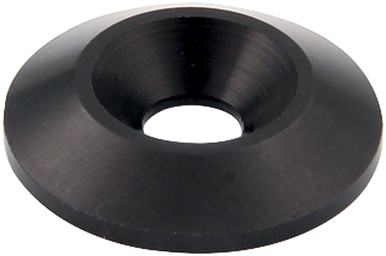 Allstar Performance Black Aluminum Countersunk Washer 1/4in ID x 1in OD 10pk ALL18663