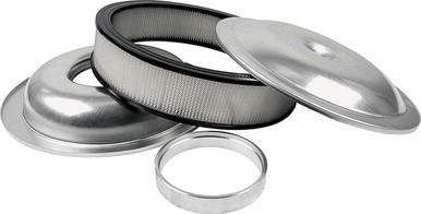Allstar Performance LW 14in A/C Kit Plain 4in Paper Element ALL25914