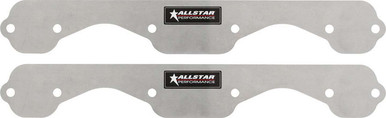 Allstar Performance Exhaust Block Off Plates SBC Std 1pc Aluminum ALL34212