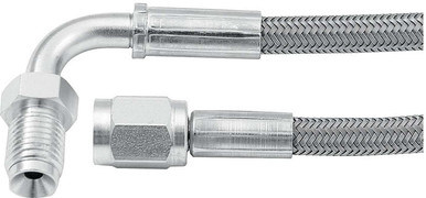 Allstar Performance 36in #3 Line -3 Str/90 Deg 3/8-24 Inv Flr ALL46332-36