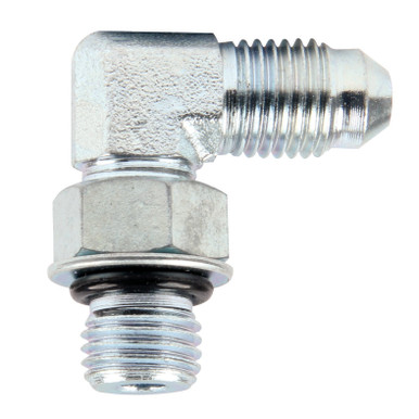 Allstar Performance Adapter Fittings -4 to 7/16-20 90 Degree 2pk ALL50035