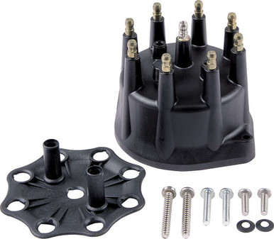 Allstar Performance Ford V8 Distributor Cap with Brass HEI Terminals and Spark Plug Wire Retainer ALL81226