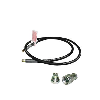 AME 16030 8' (2.5 meter) Hydraulic Hose with 16000 Complete Coupling 10000 PSI (700 bar)