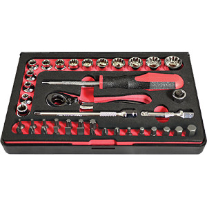 41 Pc. 1/4" Drive Close Quarter Spline Socket Set AP7441 (Discontinued) Suggested replacement 200-B0FK53LH