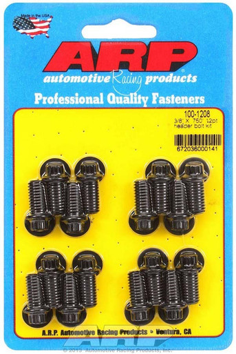 ARP Header Bolt Kit - 12pt. 3/8 x .750 UHL (16) 100-1208