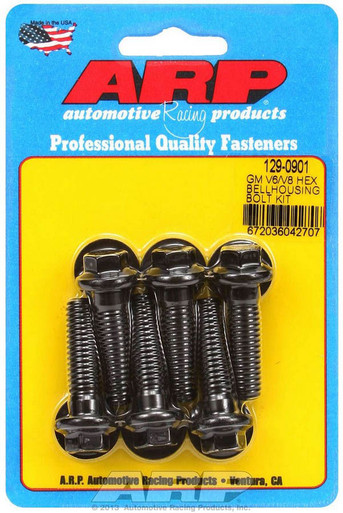 ARP Bellhousing Bolt Kit - 6pt. GM V6/V8 129-0901