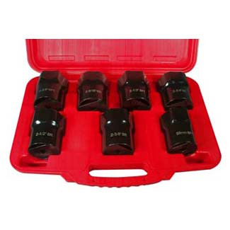 1/2 inDr. 7pc. Bearing Locknut Socket Set