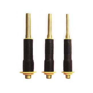 3pc. Brass Punch Set with Soft Rubber Grip (Discontinued) Replaced with 14290