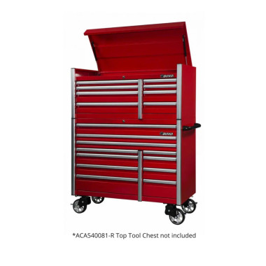 Boxo ATA540111-R 54" 11-Drawer Elite Series Bottom Roll Tool Cabinet (Gloss Red)