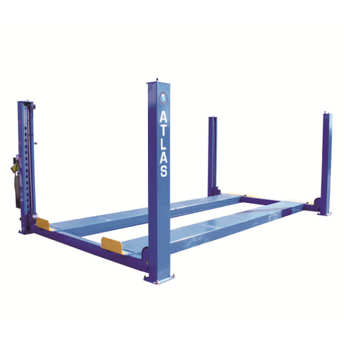 14,000 lb. Capacity Commercial Grade 4-Post Lift, 220 Volt, Ladder Lock