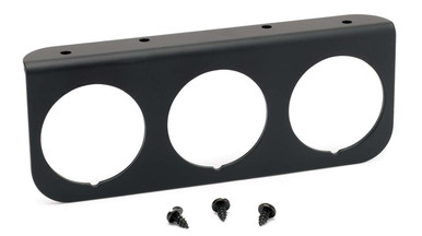 Autometer 3-Hole Aluminum Panel 2238