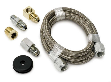 Autometer 3 Ft Braided Stl Line Ki 3227