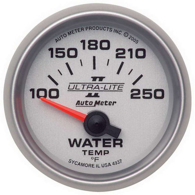 Autometer 2-1/16in U/L II Water Temp. Gauge 100-250 4937