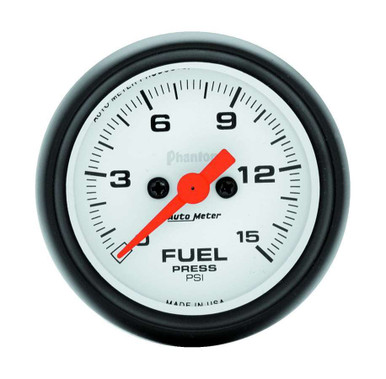 Autometer Phantom 2 1/16in Fuel Press 0-15 PSI Elec. 5761
