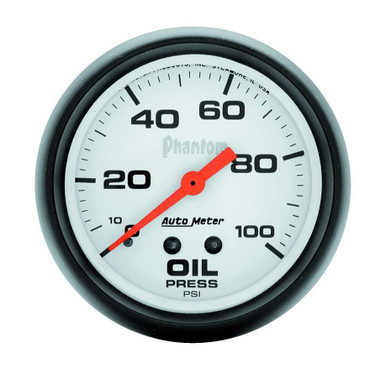 Autometer 2-5/8in Phantom Oil Pressure Gauge 0-100psi 5821