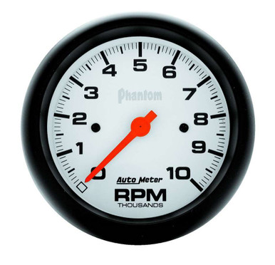 Autometer 3-3/8in Phantom In-Dash Tach 10000 RPM 5897