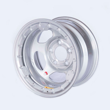 15x8 IMCA Silver Beadlock Inertia 5x4.75 58AC3ISLK