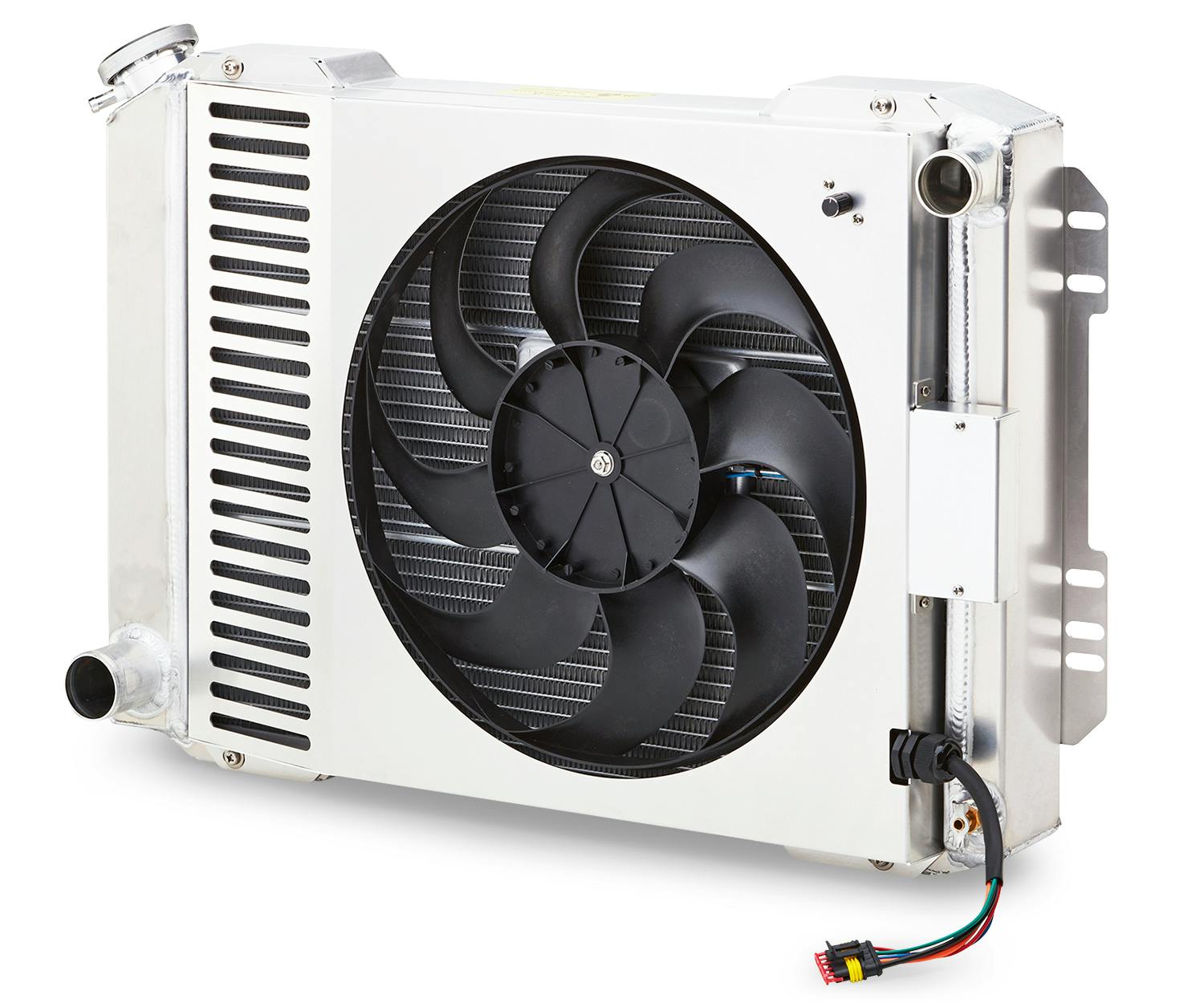 PROFORM 69696.10000000001 Slim-Fit Radiator; 1960+ Mopar A/B Body; Manual Trans; Reverse Plumbing