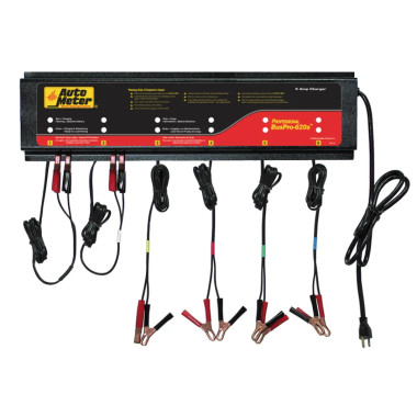 Auto Meter BUSPRO-620S Smart Battery Charger - 6 Channel, 230v 5 Amp