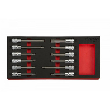 Boxo BX015-R2 12 Pc 1/2" Dr. Bit Socket Set