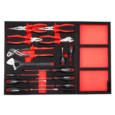 Boxo BX248-R2 14-Piece Screwdriver & Plier Set
