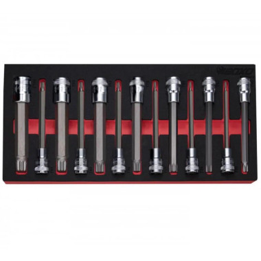 Boxo BX330-R2 13-Piece 1/2" Drive Long Torx Bit Socket Set
