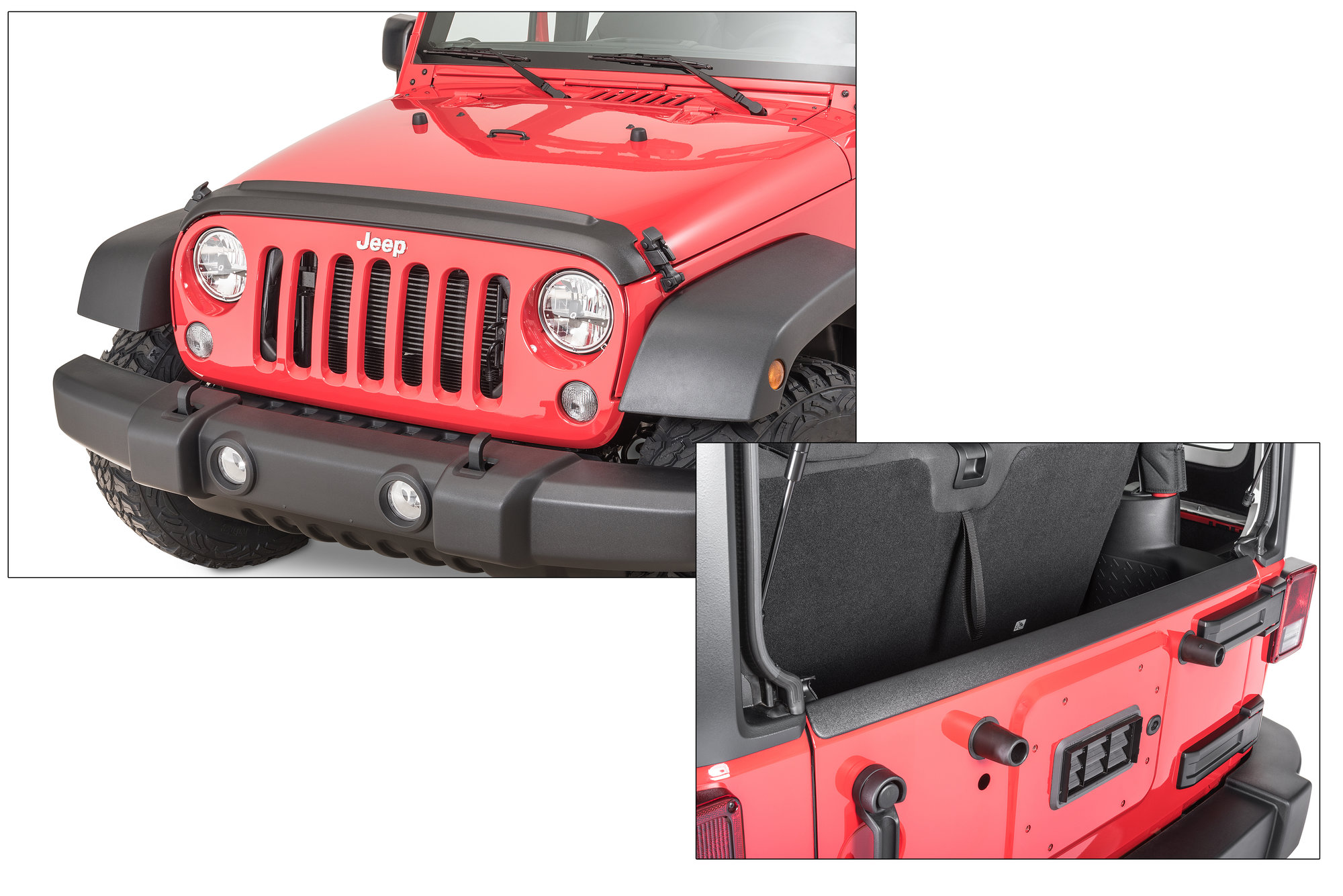 Bushwacker 14013 TrailArmor Bug Guard & Tailgate Protector for 07-18 Jeep Wrangler JK