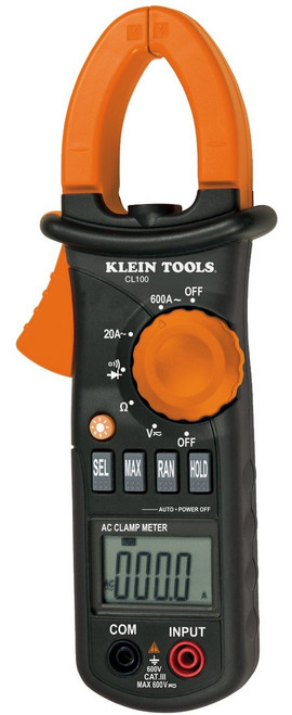Klein Tools600A AC Clamp Meter CL100(Currently Unavailable)