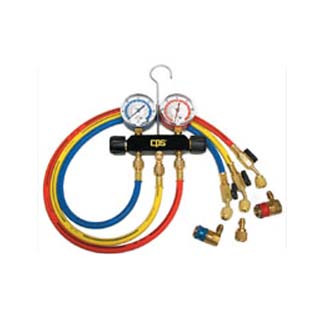 Black Max Dual Brass AC Manifold for R-12andR-134a
