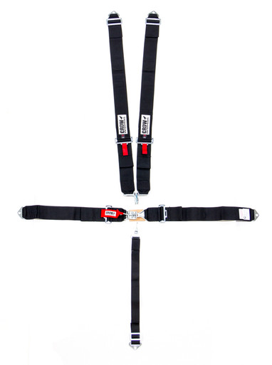 Crow 5-Pt Harness Small Latch Blk Bolt In Pull Down 11004