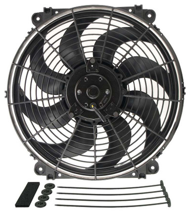 Derale 14in Tornado Electric Fan w/Standard Mount Kit 16624