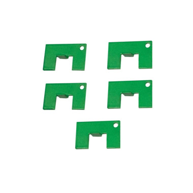 Dent Fix Equipment DF-EZTABG EZ TAB 5pc Plastic Tabs - Green 1/4"