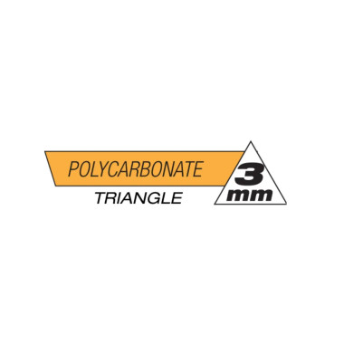 Dent Fix Equipment DF-PCNT03T 3mm Polycarbonate Plastic Rods - Triangle
