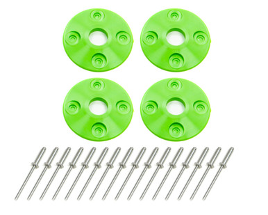 Scuff Plate Plastic 4pk Xtreme Green 1202-XG
