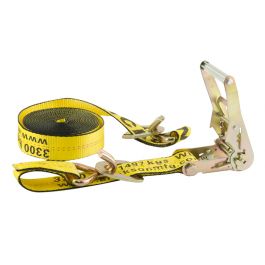 Erickson 2" x 20' Double J Hook Ratchet Straps with floating D ring