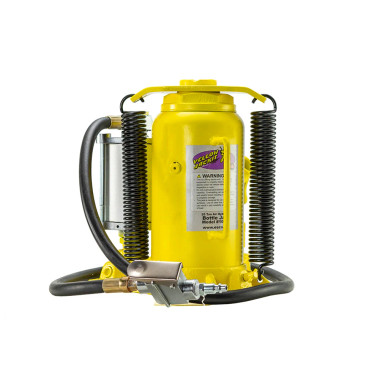 Esco 10450 Yellow Jackit 20 Ton Air/Manual Bottle Jack (Screw On Base)