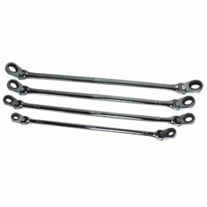 EZ Red 4 Pc. Fractional Flexible Ratcheting Wrench SetEZRNR4S