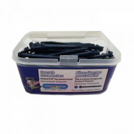 1/4" x 3-3/4" Hex Washer Head Concrete Screws (100pc)
