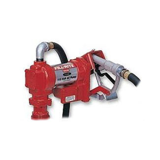 110 Volt Light Duty Fuel Transfer Pump w/ Nozzle